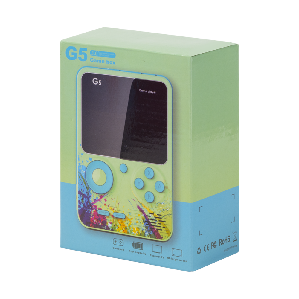 Преносима игрова конзола No brand G5, 3.0", 500 Вградени игри, Розов - 13033