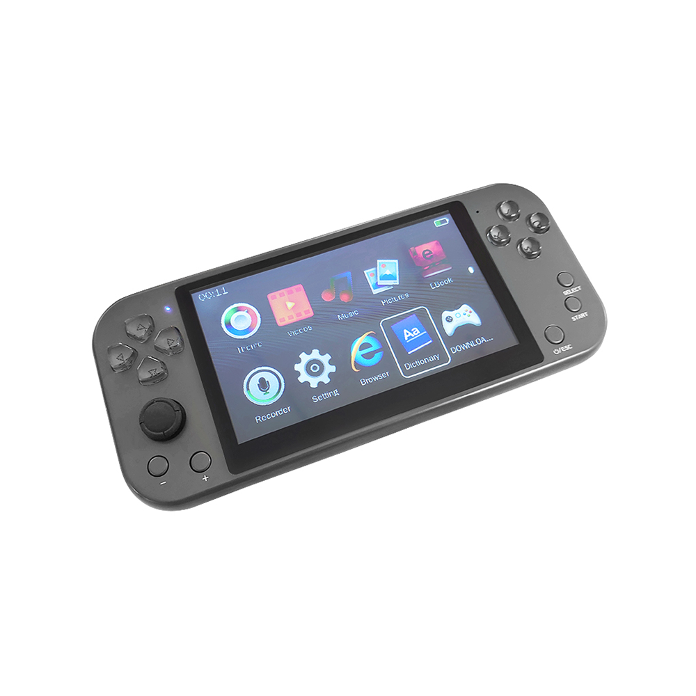 Преносима игрова конзола No brand X20, 5.1", 1000 Вградени игри, Сив - 13038