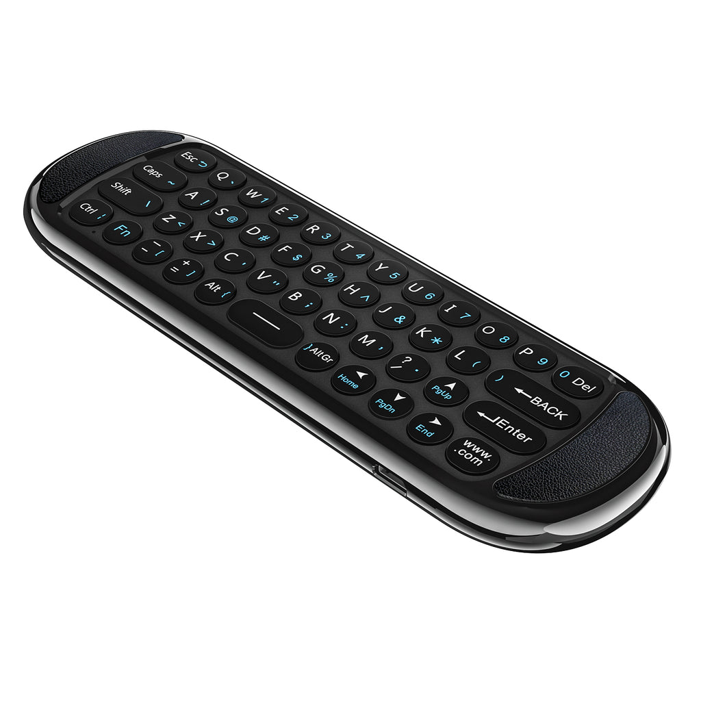Универсално дистанционно No brand H6, Air mouse, USB 2.4GHz, Микрофон, IR програмируемо, Черен - 13045