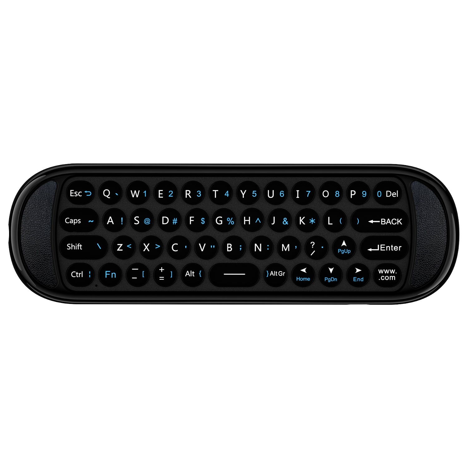 Универсално дистанционно No brand H6, Air mouse, USB 2.4GHz, Микрофон, IR програмируемо, Черен - 13045