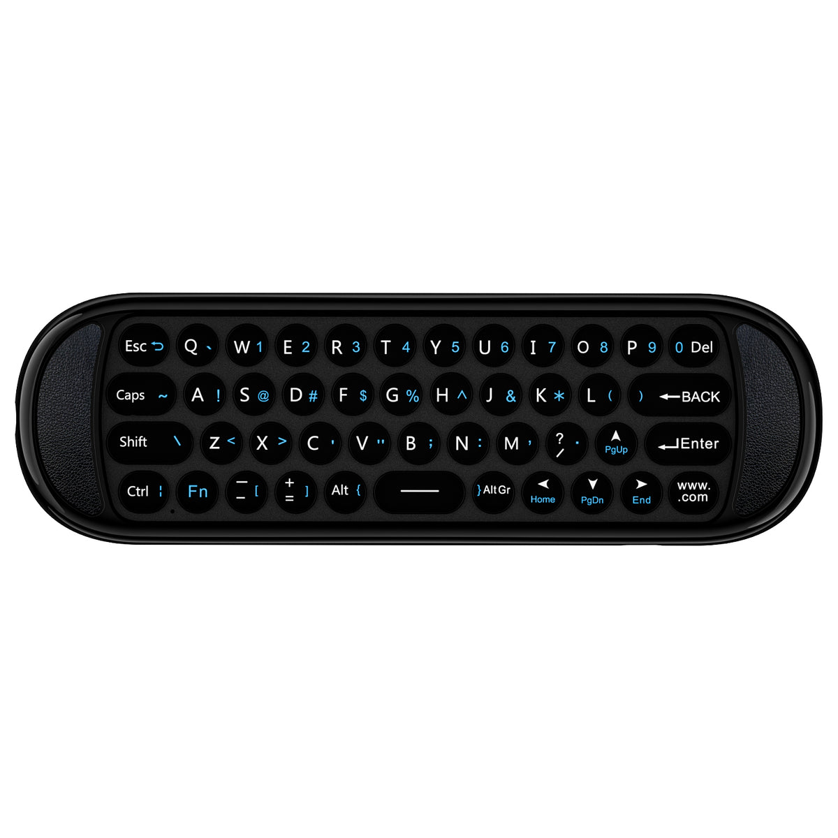 Универсално дистанционно No brand H6, Air mouse, USB 2.4GHz, Микрофон, IR програмируемо, Черен - 13045