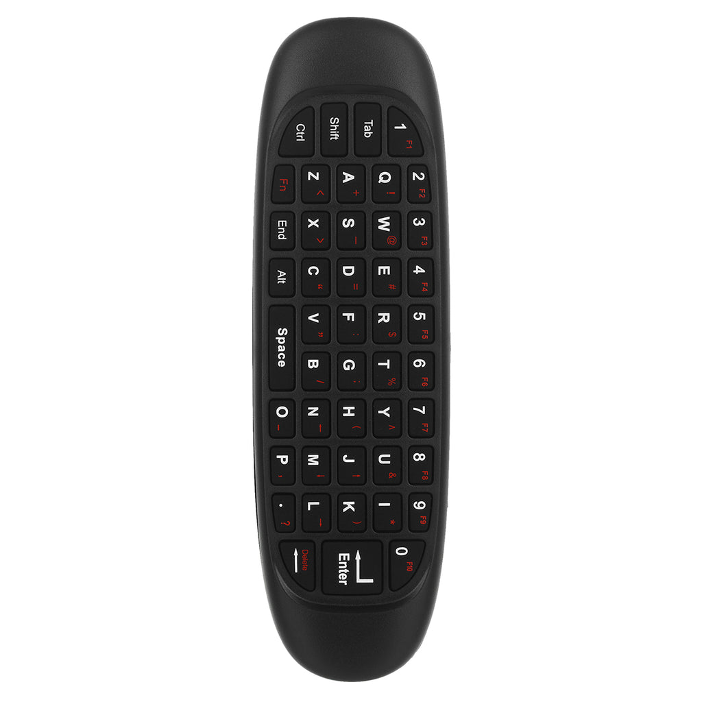 Универсално дистанционно No brand C120, Air mouse, USB 2.4GHz, Микрофон, Черен - 13052