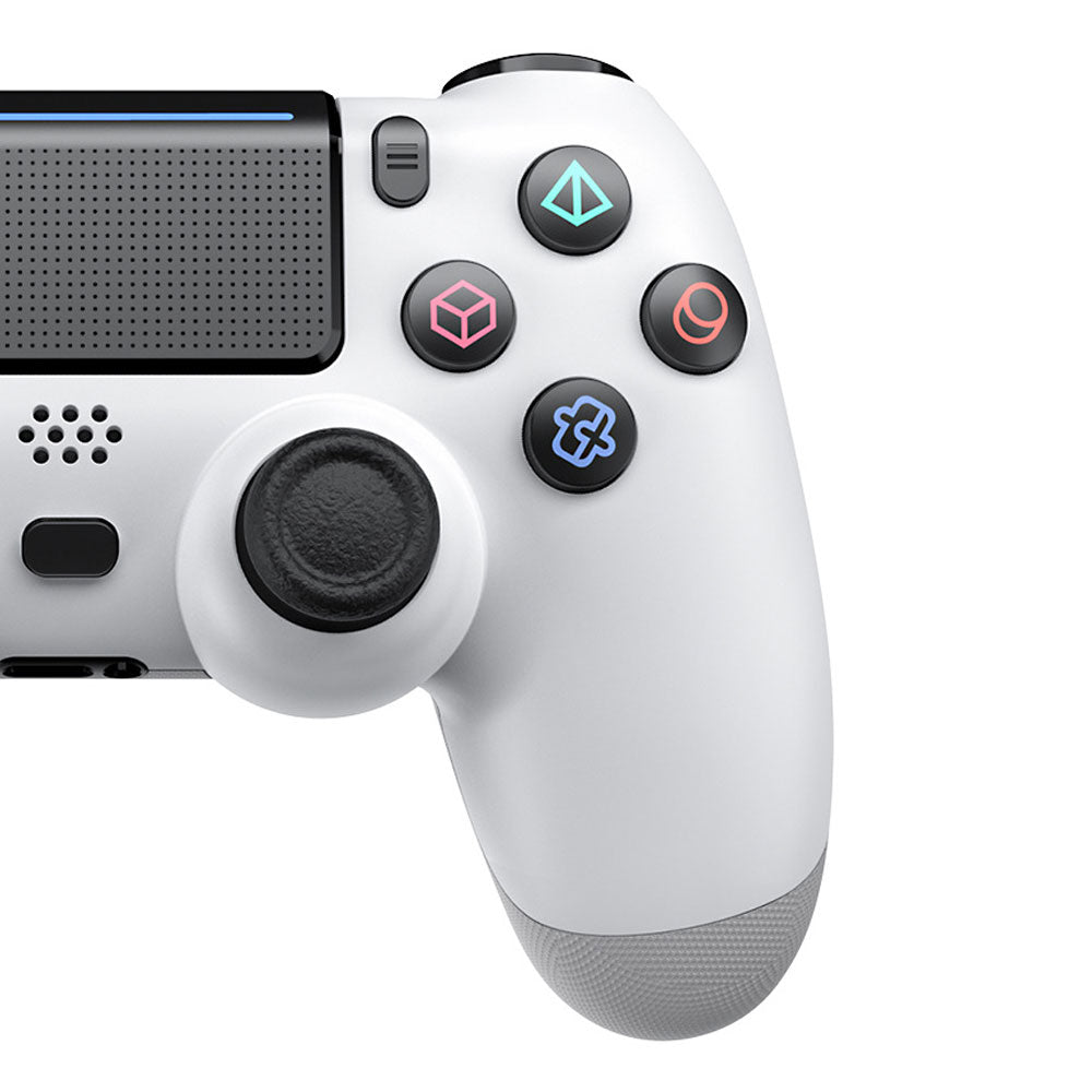 Безжичен джойстик No brand 5005B, За Play Station 4, Бял - 13079