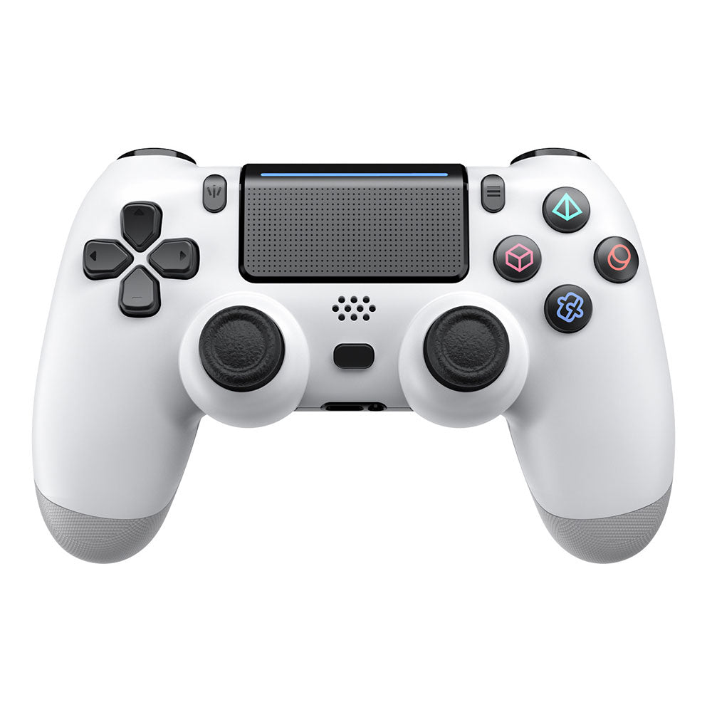Безжичен джойстик No brand 5005B, За Play Station 4, Бял - 13079