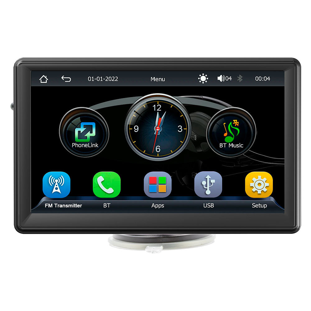 Преносим CarPlay / Android Auto дисплей No brand X500L, 7", За автомобил - 13309