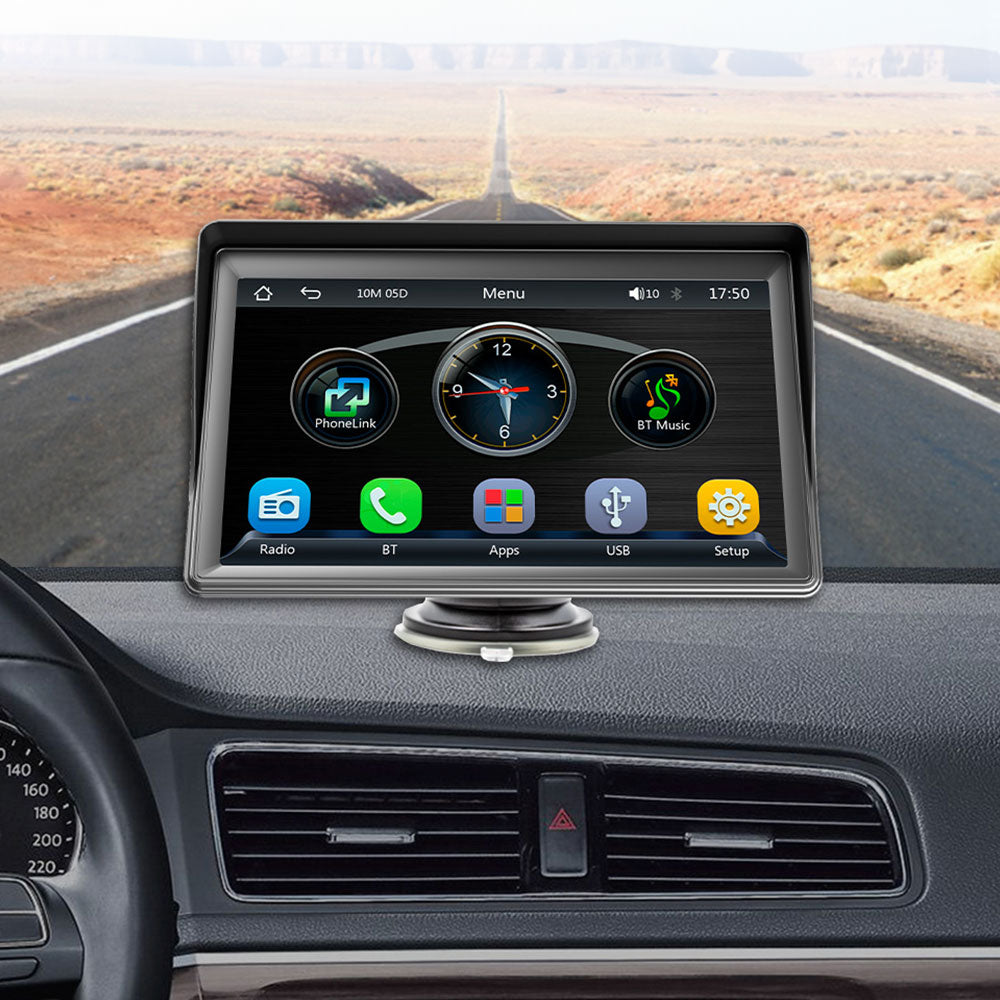 Преносим CarPlay / Android Auto дисплей No brand X600L, 7", За автомобил - 13311