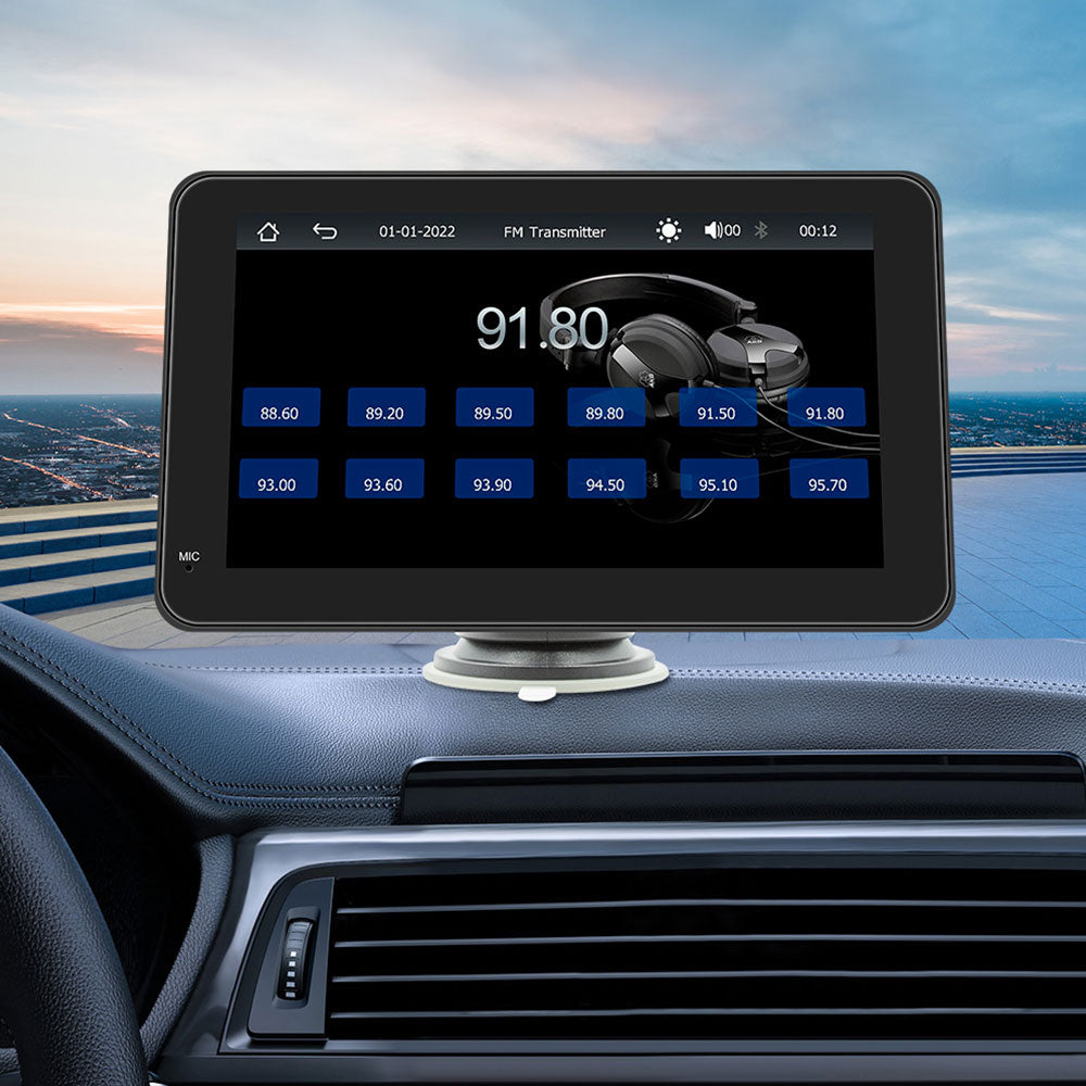 Преносим CarPlay / Android Auto дисплей No brand X5306L, 7", За автомобил - 13312