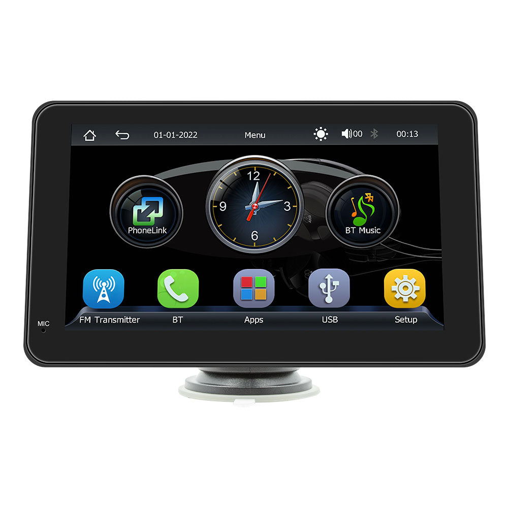 Преносим CarPlay / Android Auto дисплей No brand X5306L, 7", За автомобил - 13312