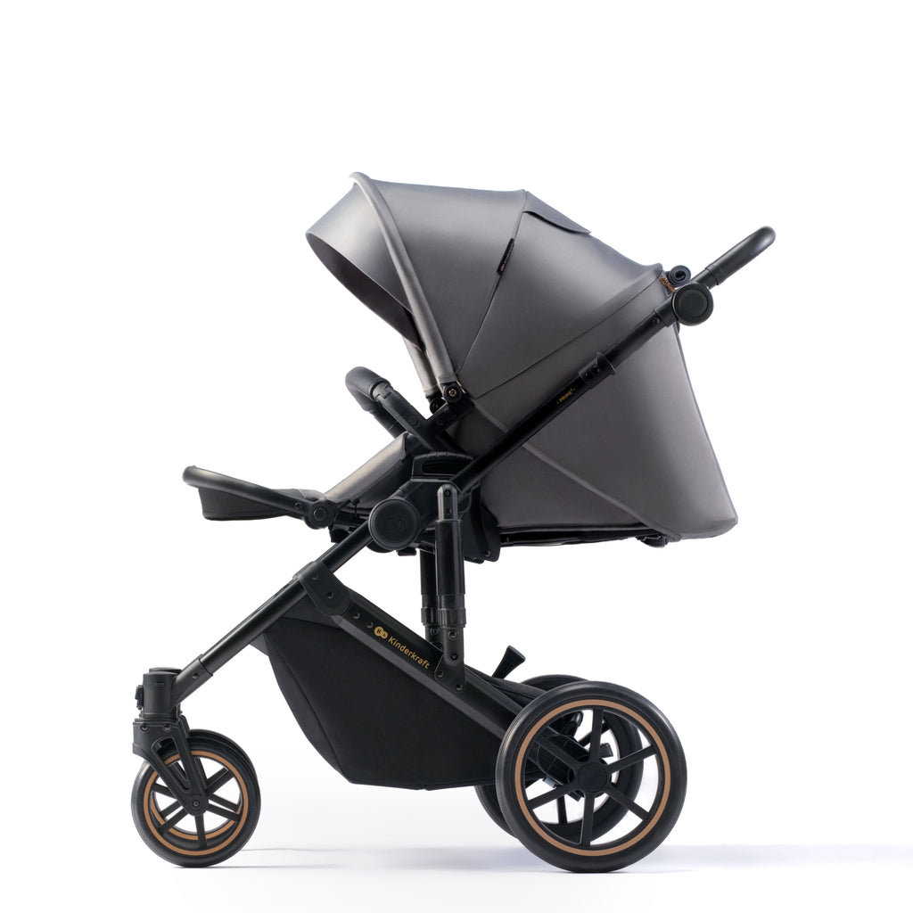 Kinderkraft Prime 2 бебешка количка 2в1 SHADOW GREY - снимка 3