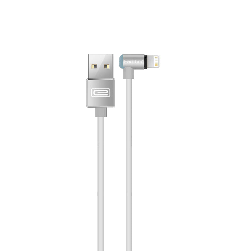 Магнитен кабел за данни, Earldom, EC-020i, за iPhone 5/6/7, 1.0m, Бял - 14164