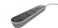 Разклонител шуко, LDNIO SC3301, с 3 гнезда и 3 USB изхода, 3.1А, 1,6м, Черен - 14364