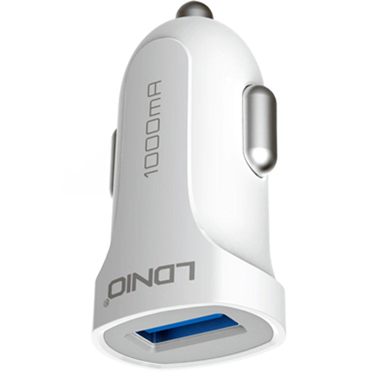 Зарядно устройство за кола, LDNIO DL-C17, 5V/1A, Универсално, 1 x USB, С Micro USB кабел, Бял - 14377