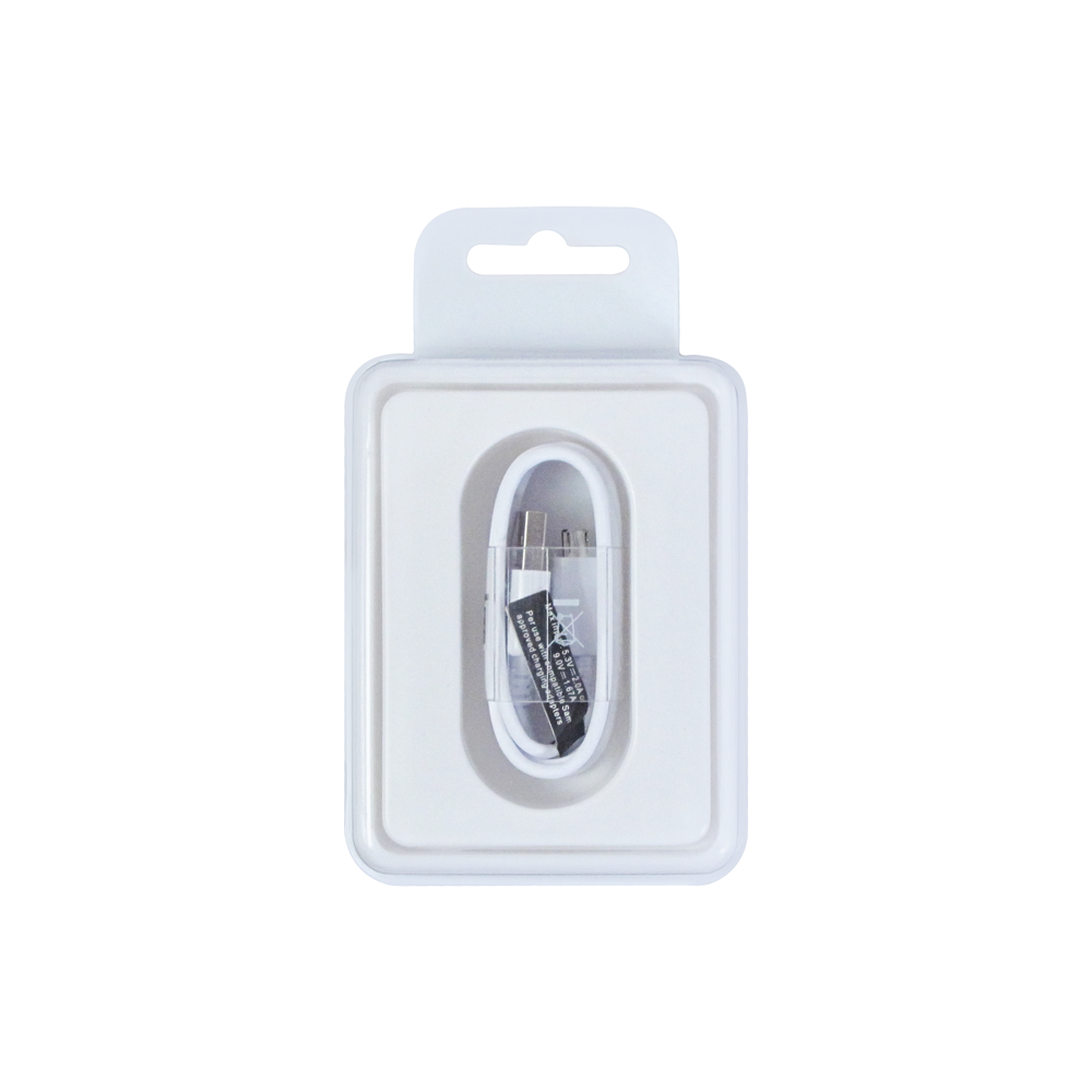 Кабел за данни, No brand, Micro USB, 1.0m, Бял - 14855