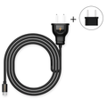 Мрежово зарядно устройство Remax Proda RP-L1, 5V/1.0A, 220V, С Type-C кабел, 1.0m, Различни цветове - 14951