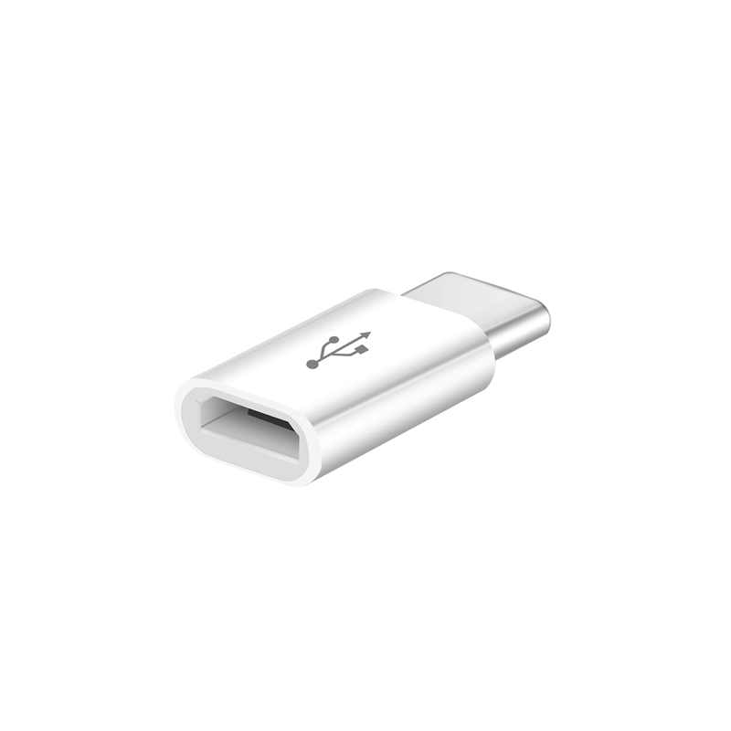 Преходник No brand, Micro USB към Type-C, Бял - 14977