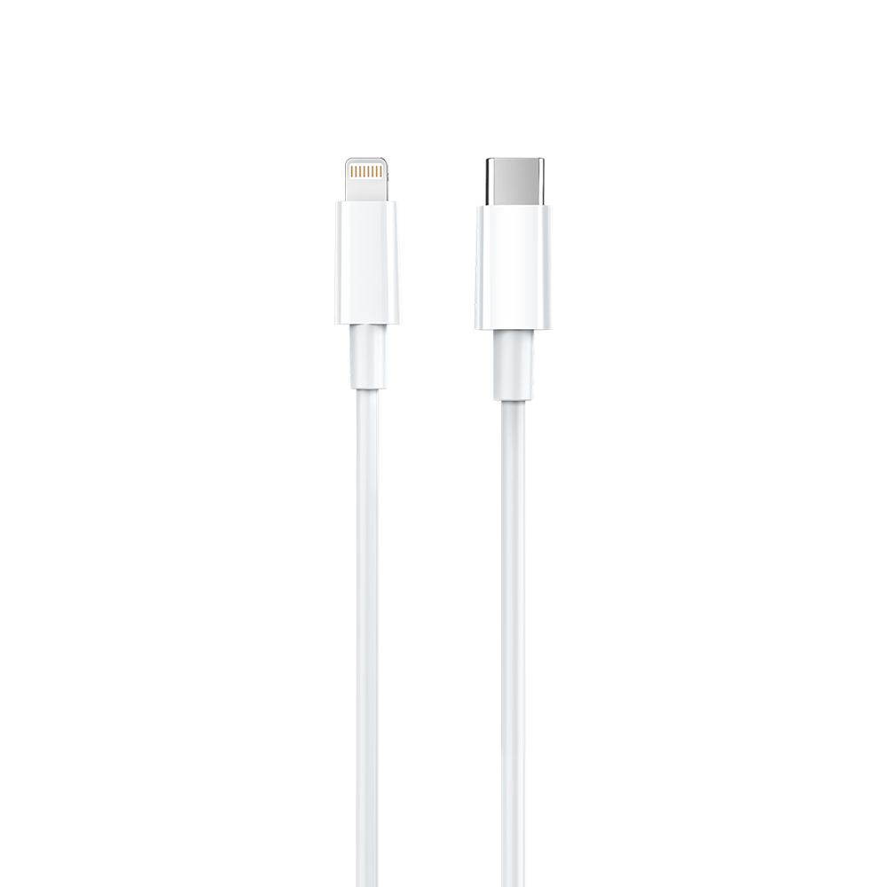 Кабел за данни No brand, Type-C към Lightning, PD, 1.0m, Бял - 14990