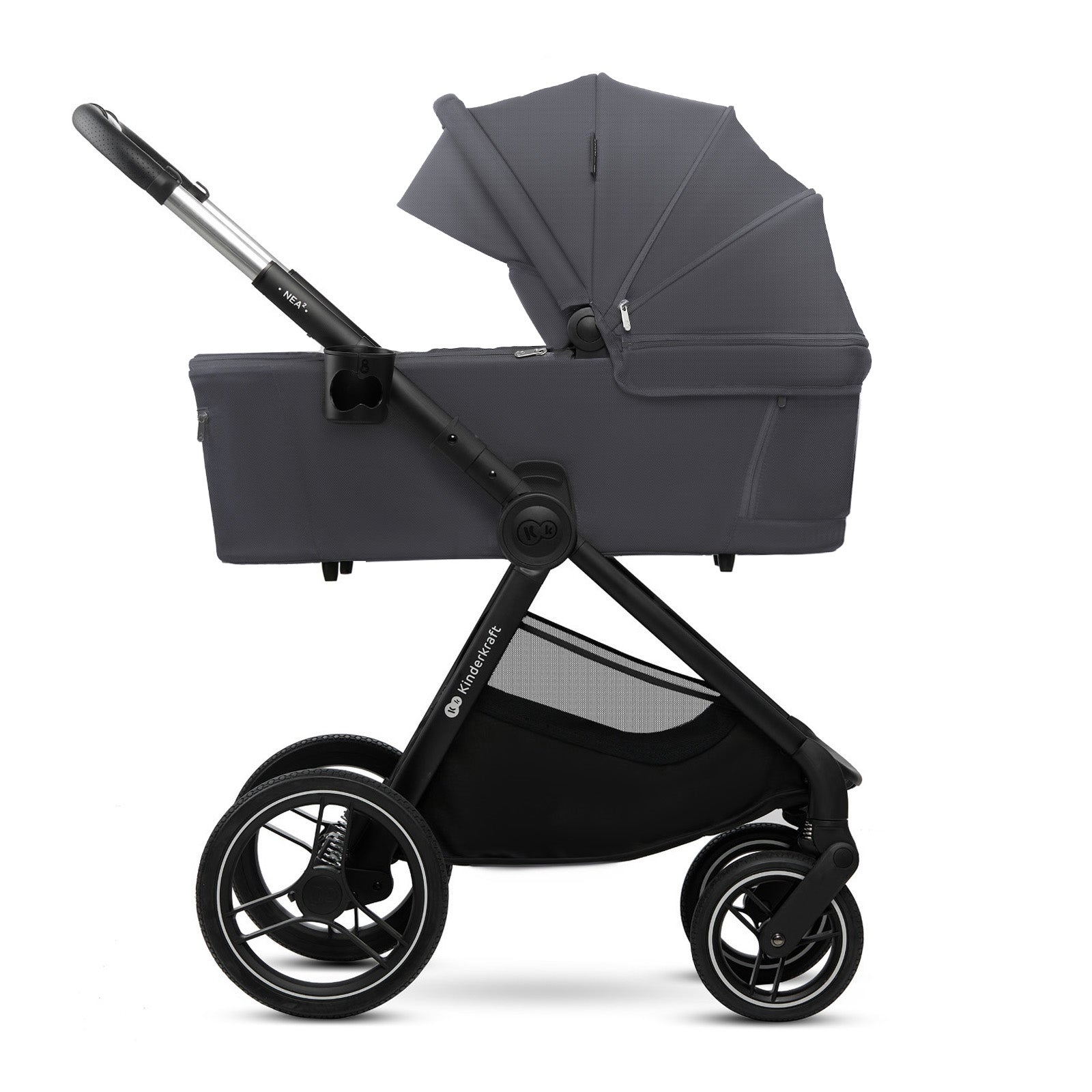 KinderKraft бебешка количка 2в1 NEA 2.0 DEEP GREY - снимка 3