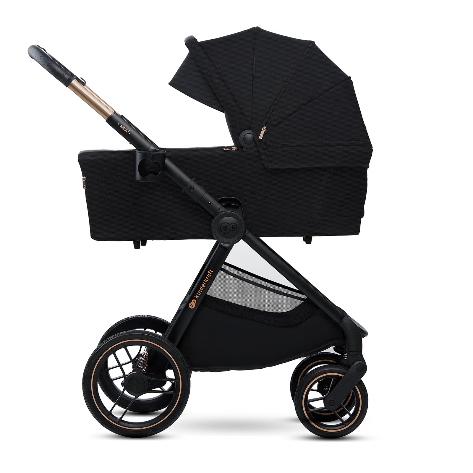 KinderKraft бебешка количка 2в1 NEA 2.0 MIDNIGHT BLACK - снимка 9