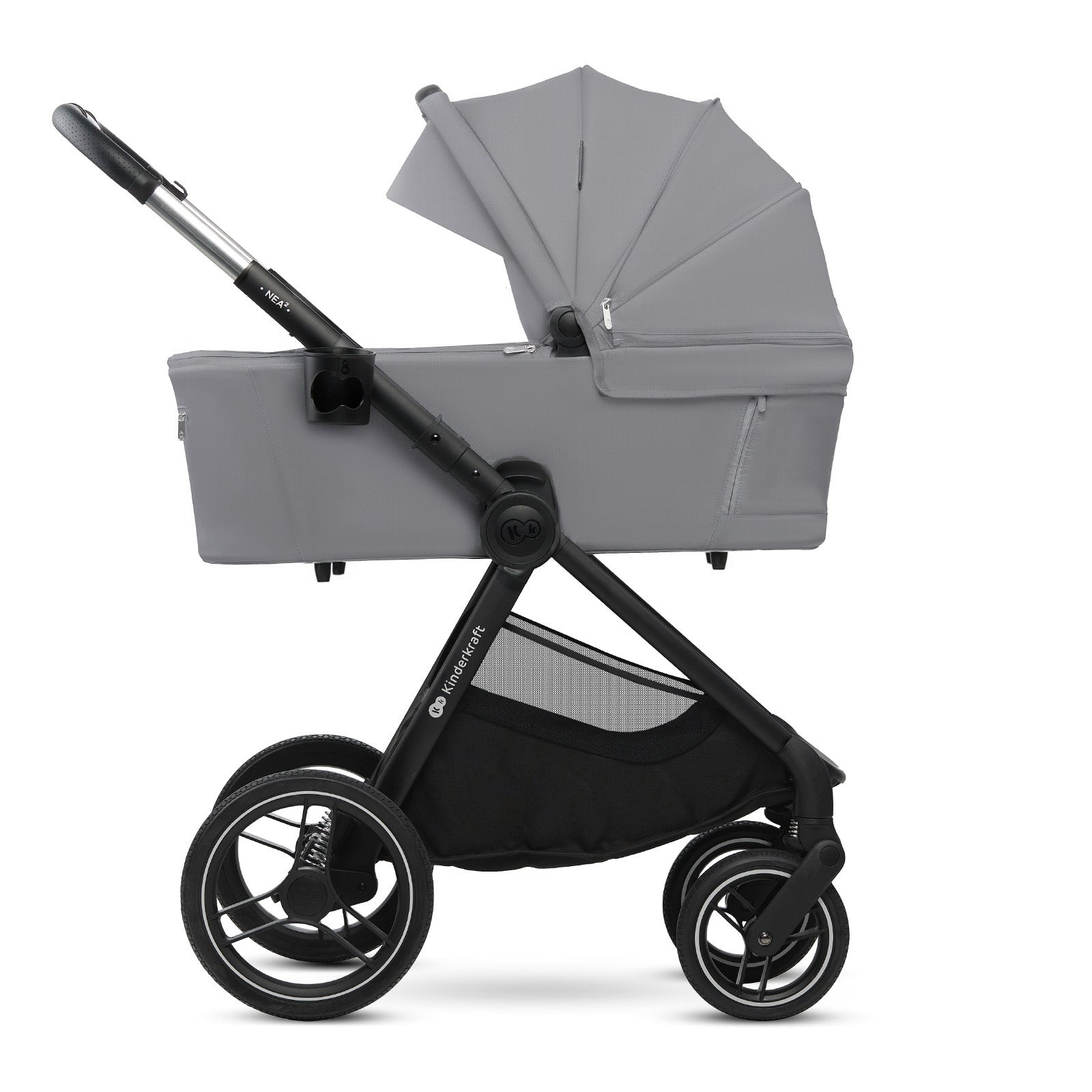 KinderKraft бебешка количка 2в1 NEA 2.0 PLATINIUM GREY - снимка 9