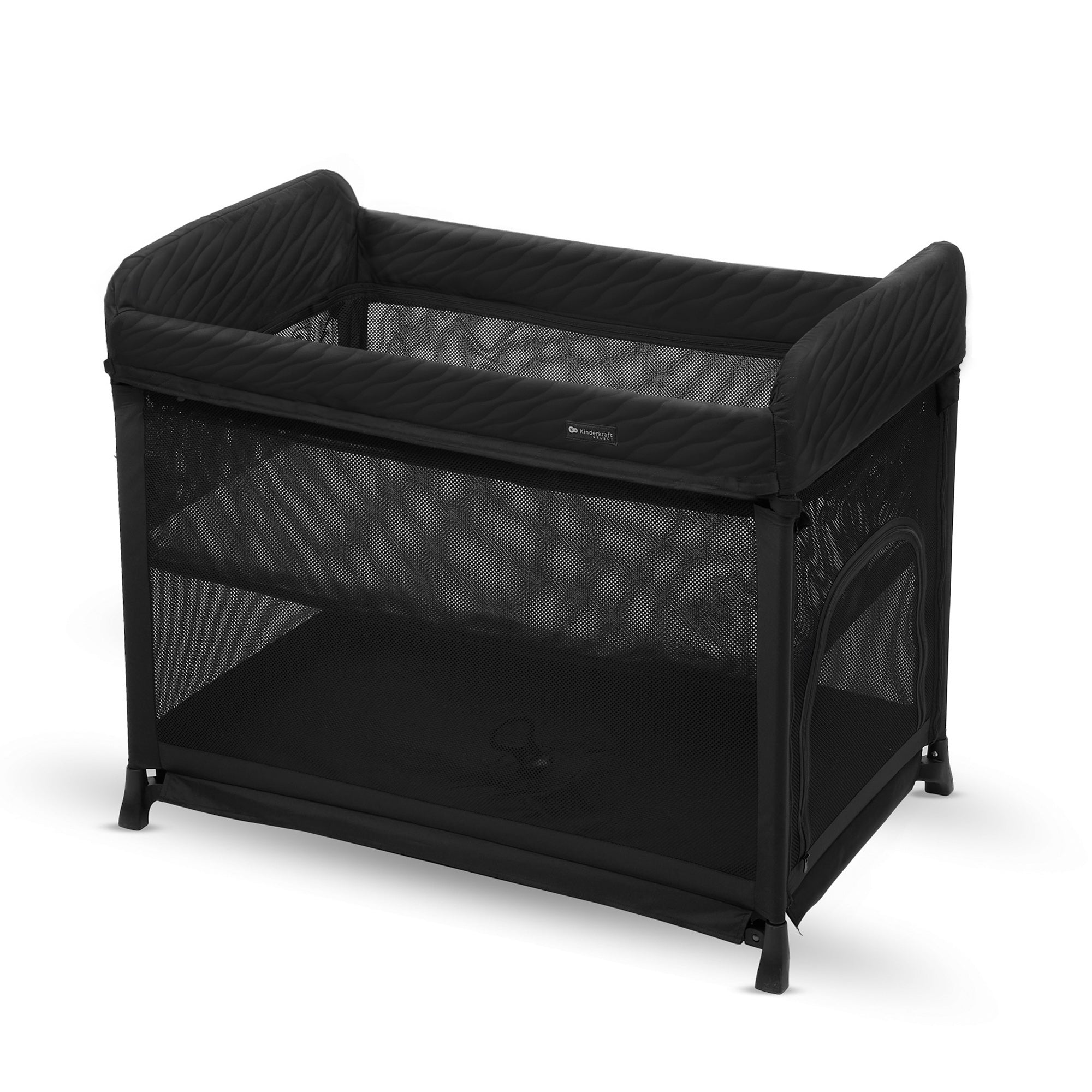 Kinderkraft MOON DREAM бебешка кошара BLACK - снимка 4