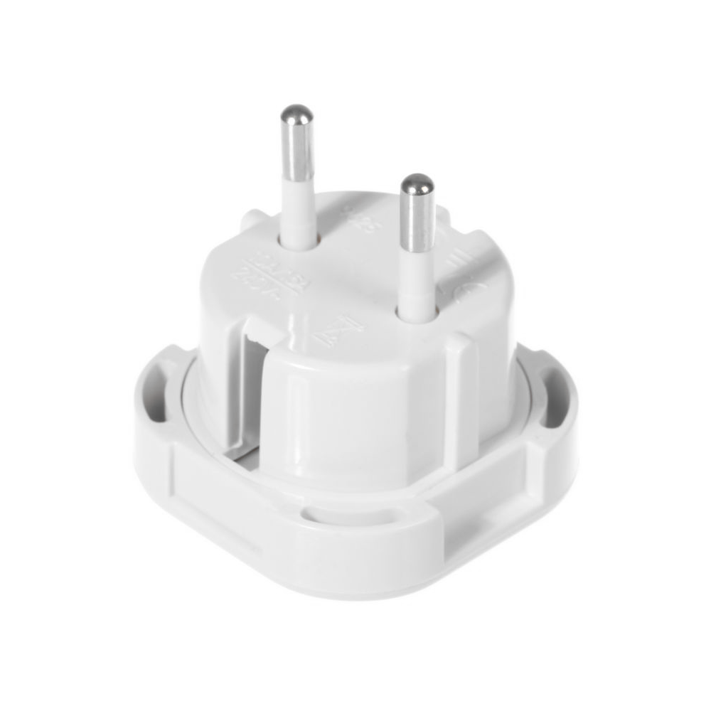 Преходник No brand UK - US kъм EU шуко DT 220V, Универсален, Бял - 17107