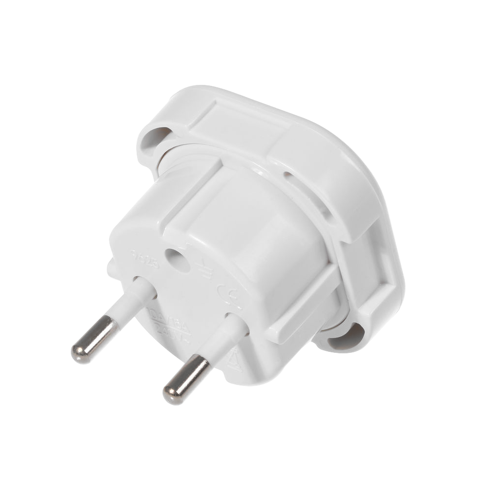 Преходник No brand UK - US kъм EU шуко DT 220V, Универсален, Бял - 17107