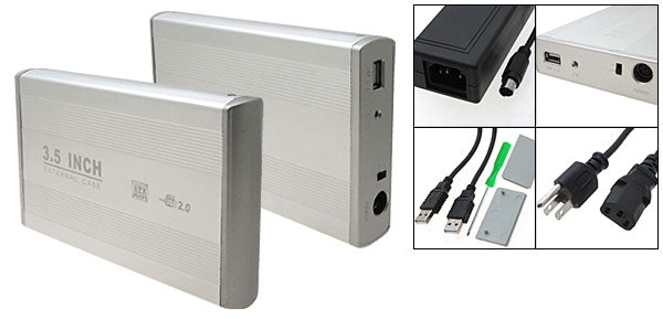 Кутия за хард диск No brand USB 2.0" IDE 3.5 - 17314