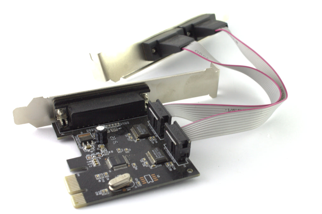 Платка PCI-E  към  Serial + Parallel port No brand-17474