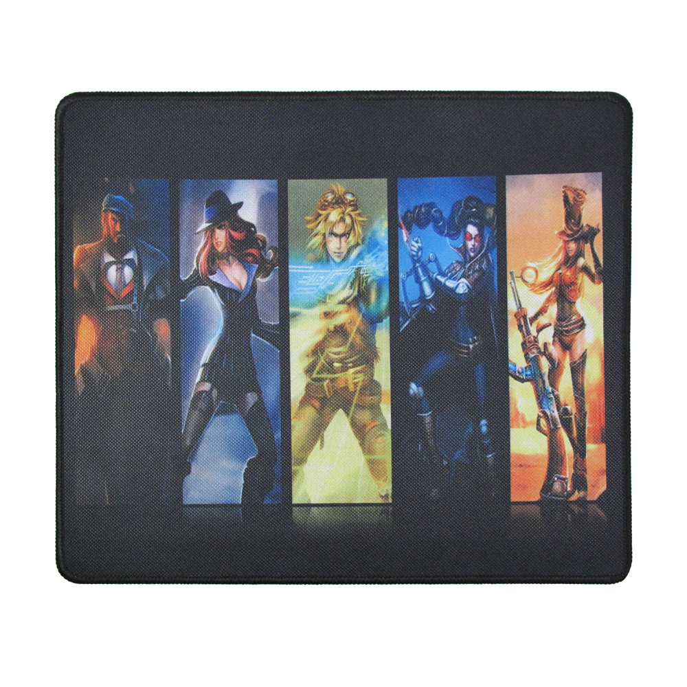 Геймърска подложка за мишка, No brand, Q7, 350 x 300 x 4mm, Многоцветен - 17508