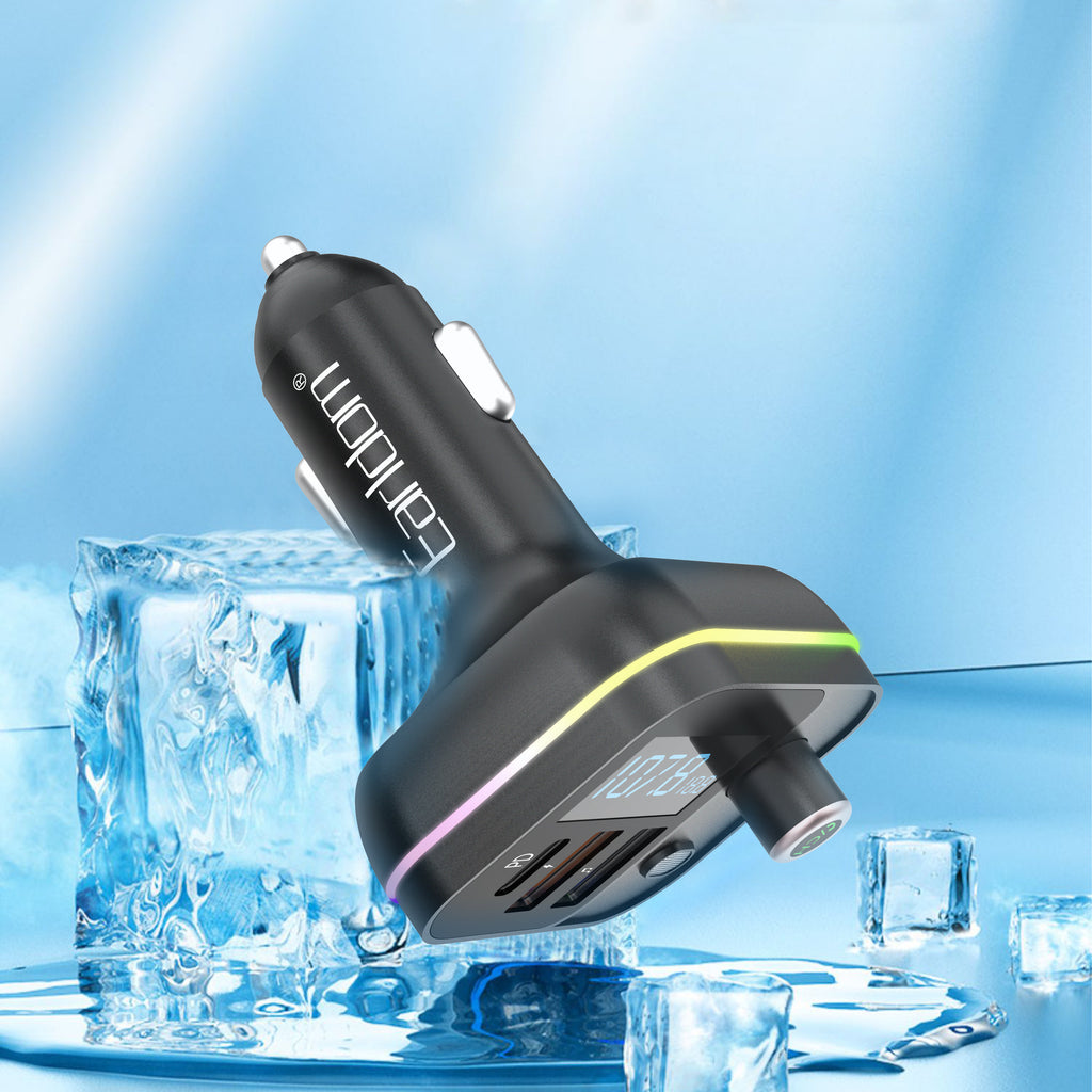 FM Трансмитер Earldom ET-M87, Bluetooth, USB, Type-C, PD, 3.1A, Черен - 17770