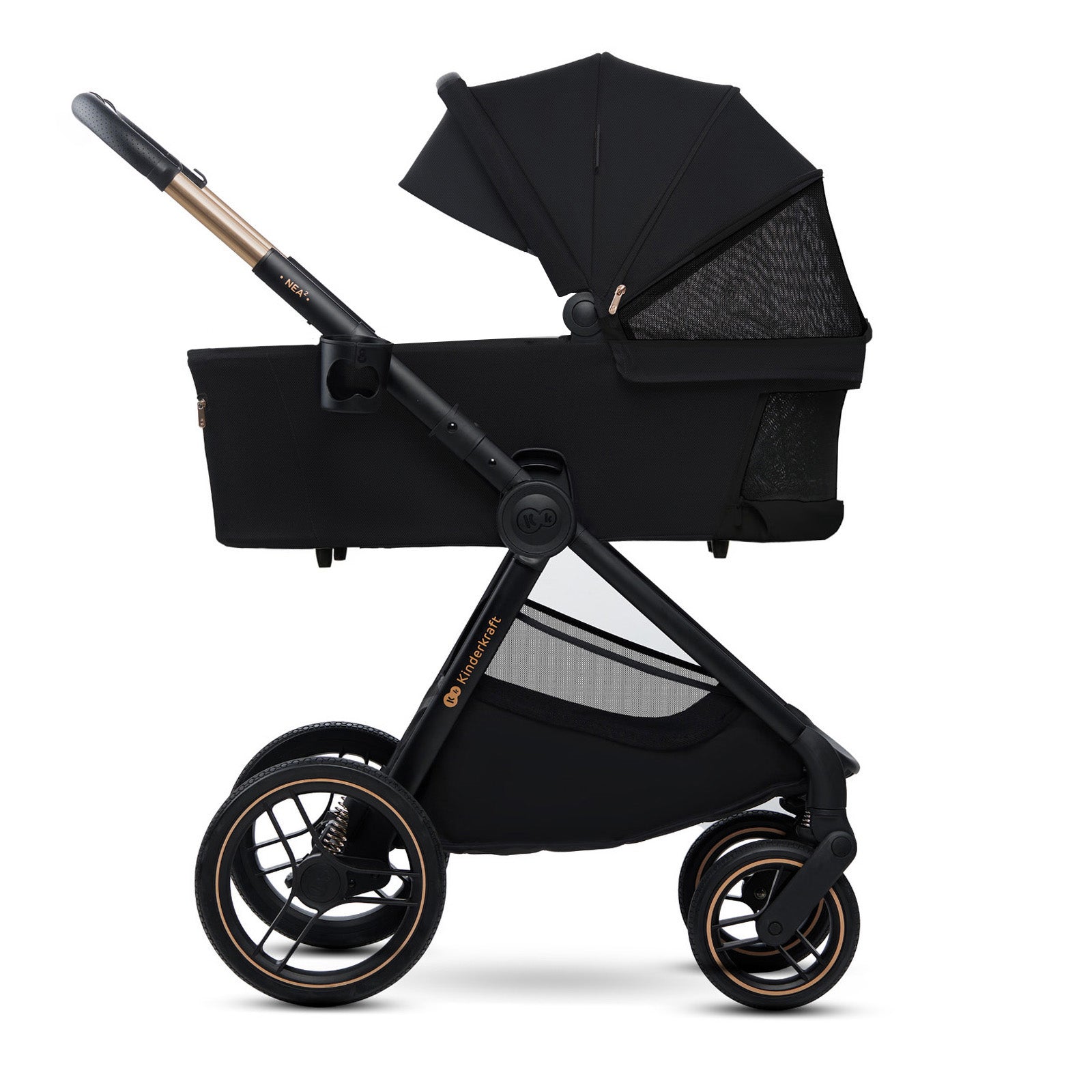 KinderKraft бебешка количка 2в1 NEA 2.0 MIDNIGHT BLACK - снимка 8