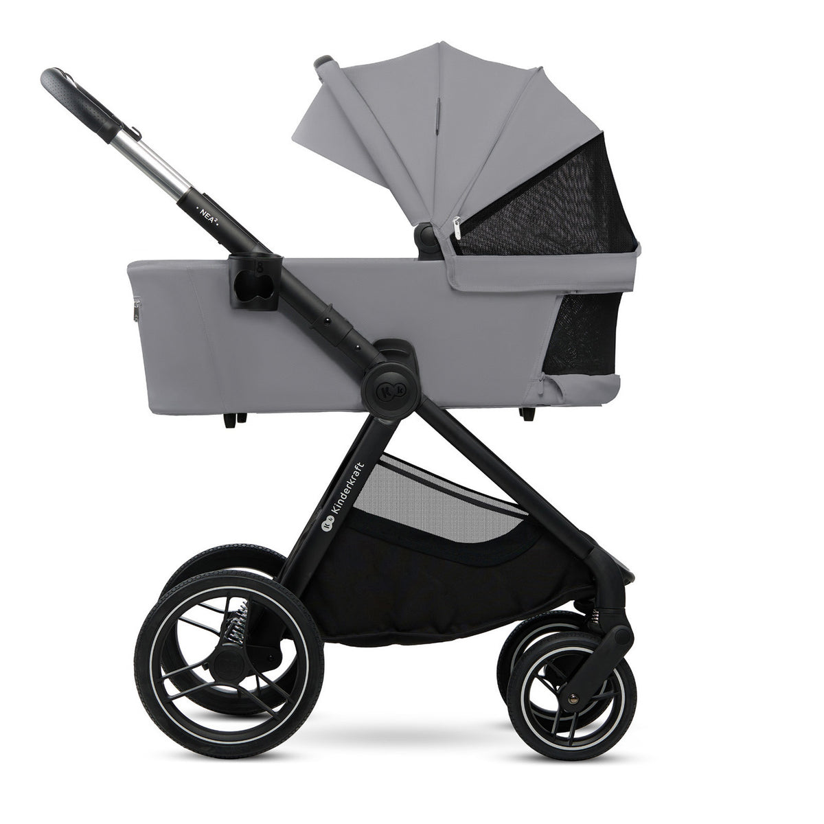 KinderKraft бебешка количка 2в1 NEA 2.0 PLATINIUM GREY - снимка 8