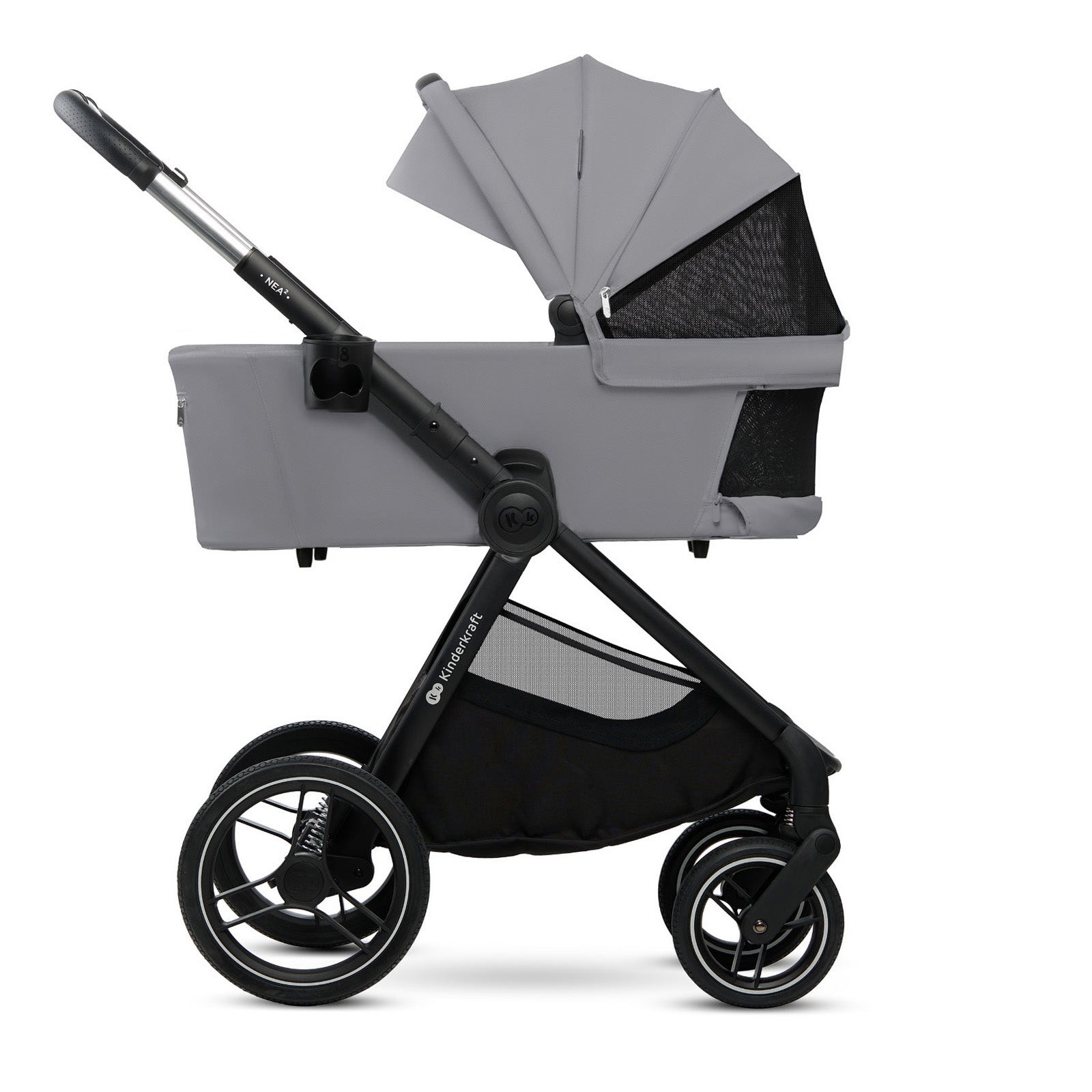 KinderKraft бебешка количка 2в1 NEA 2.0 PLATINIUM GREY - снимка 8