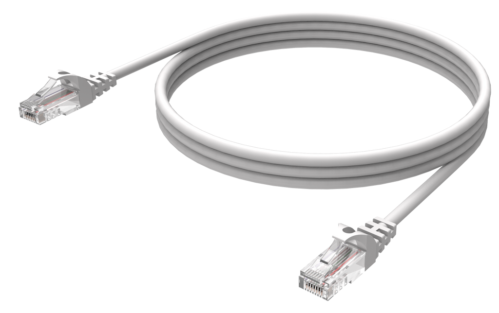 Кабел DeTech LAN-LAN, CAT 5, 1.0м -18078