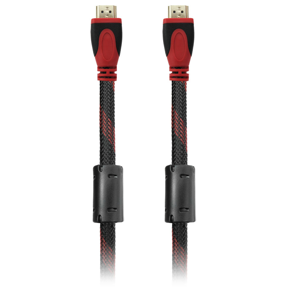 Кабел, DeTech, HDMI - HDMI M/М, 25m, С оплетка и ферит - 18312