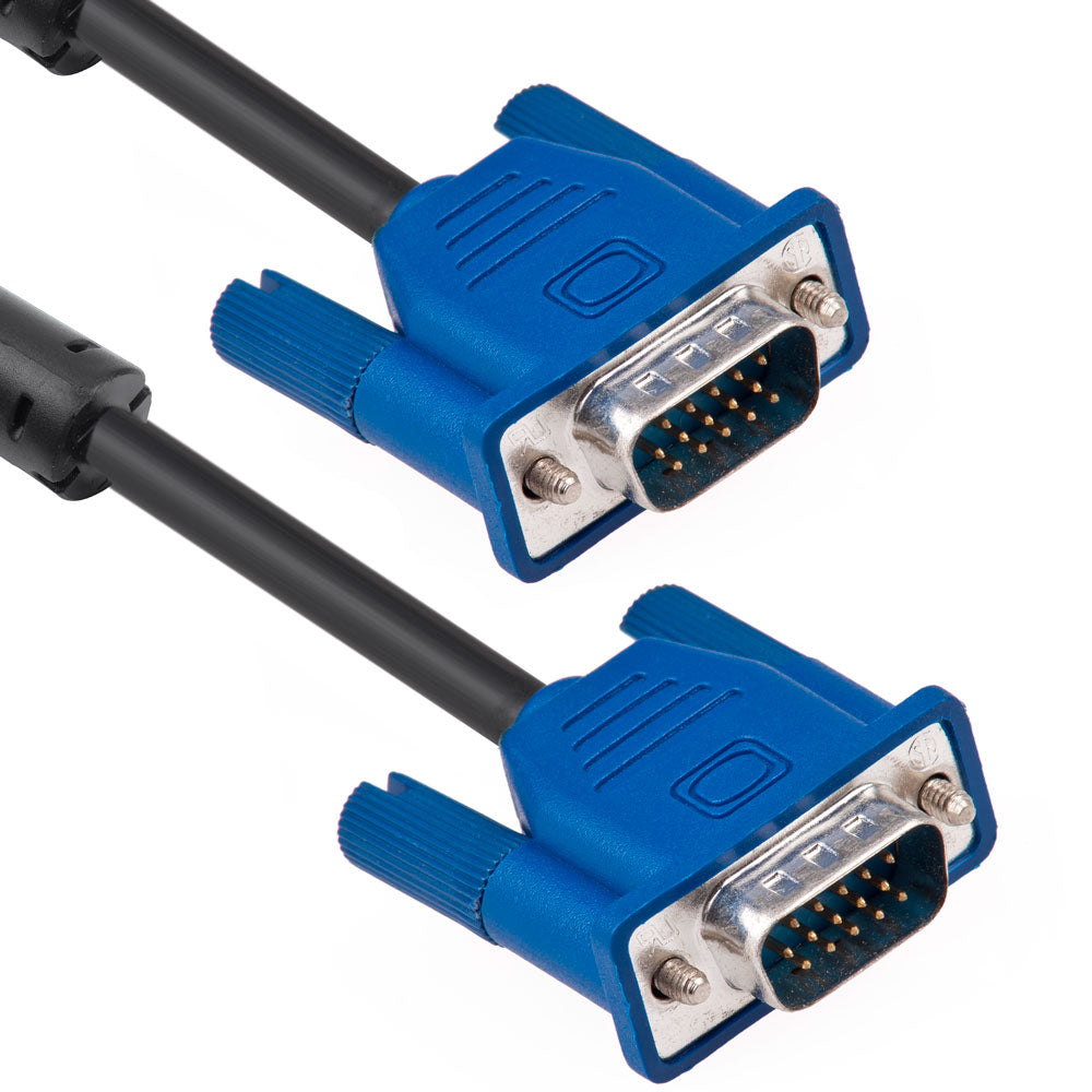 Кабел DeTech VGA - VGA, 10 m, Ферит - 18113