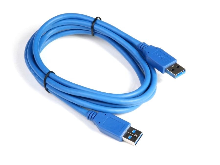 Кабел DeTech USB M / USB M 3.0 3m, Син - 18144