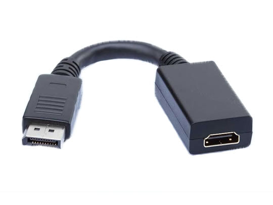 Преходник No brand  DP към HDMI, Черен - 18219