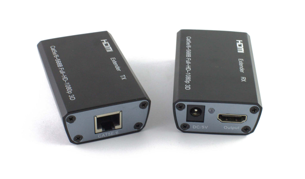 Удължител No brand HDMI-CAT-HDMI 60M, черен - 18228