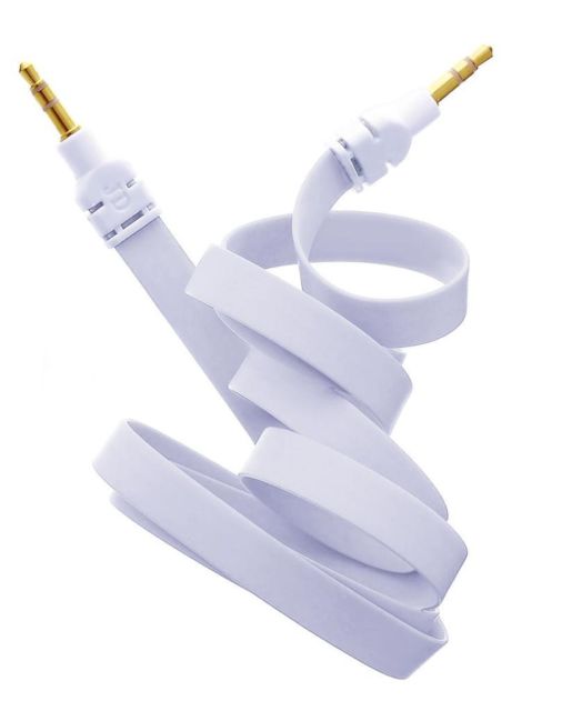 Аудио кабел DeTech 3.5mm М/М, Flat, 1m -18235