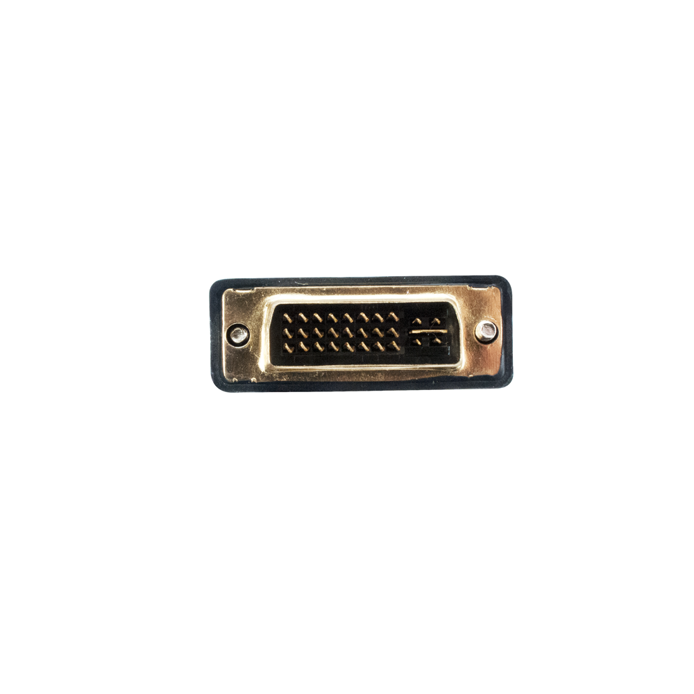 Кабел DeTech DVI VGA 3м с ферит и оплетка - 18247