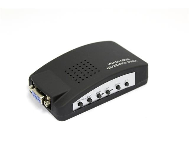 Конвертор DT AV към VGA, Черен - 18256