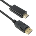Кабел DeTech DP HDMI M/M, 14+1 cooper, 5м, Черен - 18275