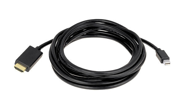 Кабел DeTech Mini DP - HDMI M/M, 14+1 cooper, 5м, Черен - 18281