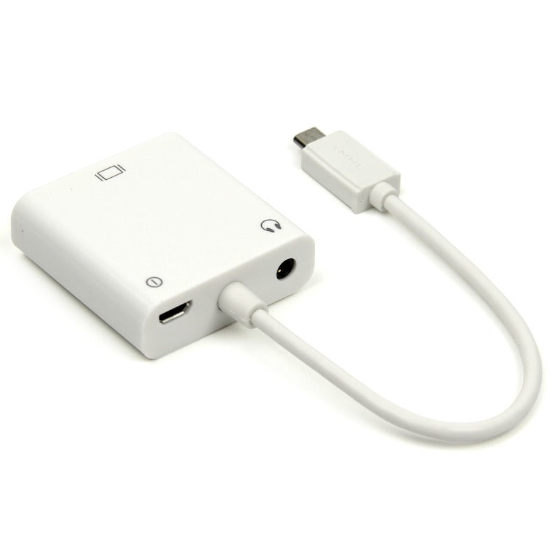 Конвертор, No brand, MHL към VGA + Аудио, Бял - 18292