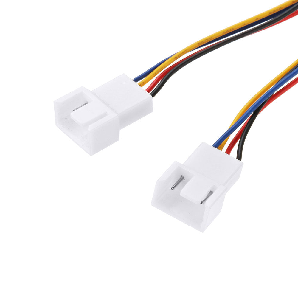 Кабел No brand, Y-Сплитер, За вентилатори, 4PIN към 2x4PIN, 0.3m, Многоцветен - 18320