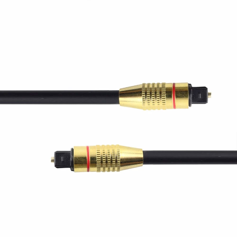 Оптичен аудио кабел DeTech, Toslink, 5.0м, Черен - 18361