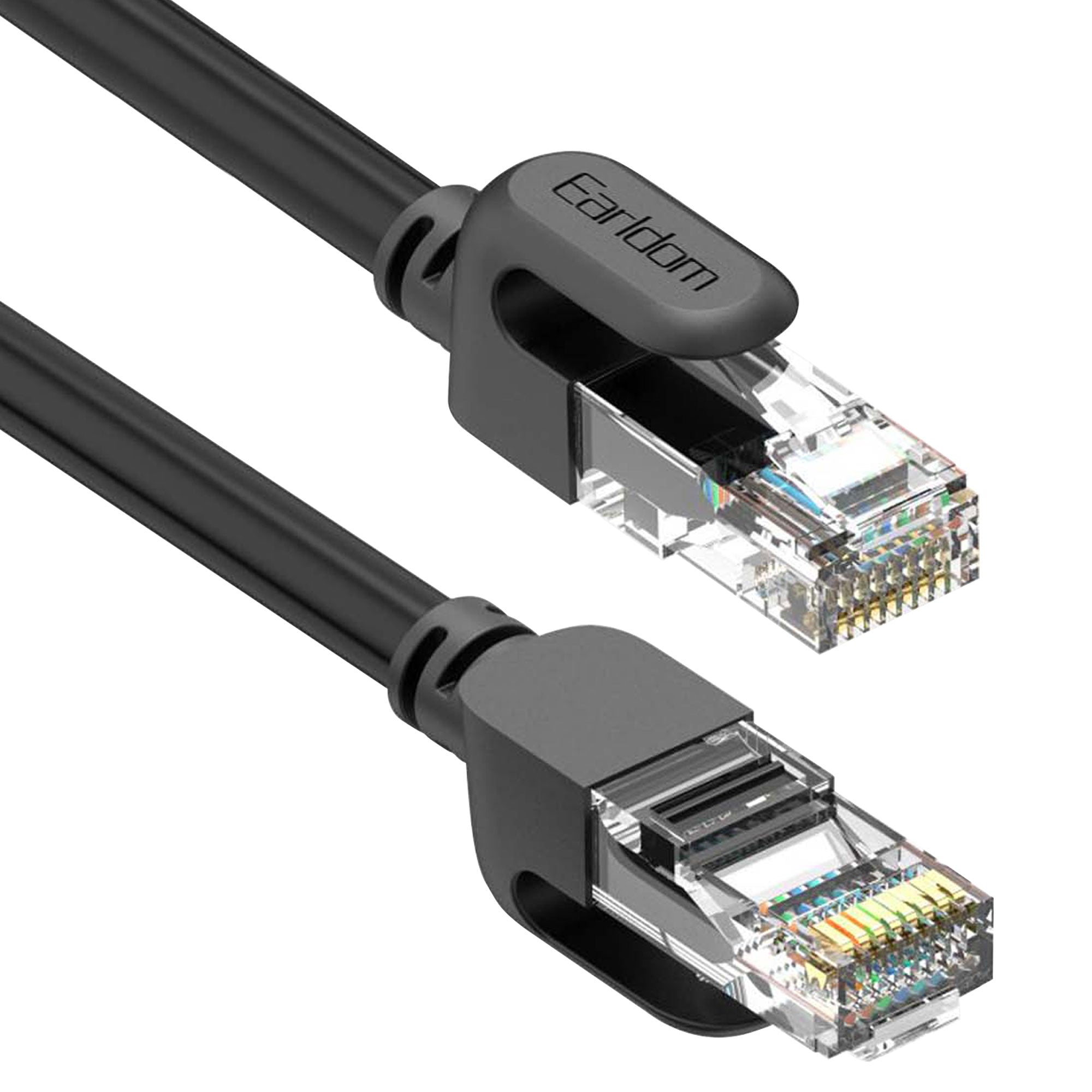 Кабел Earldom ET-NW1 LAN - LAN, CAT6 UTP, 5м, Черен - 18389