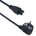 Захранващ кабел DeTech, За лаптоп, 5.0m, CEE 7/7 - IEC C13, High Quality - 18418