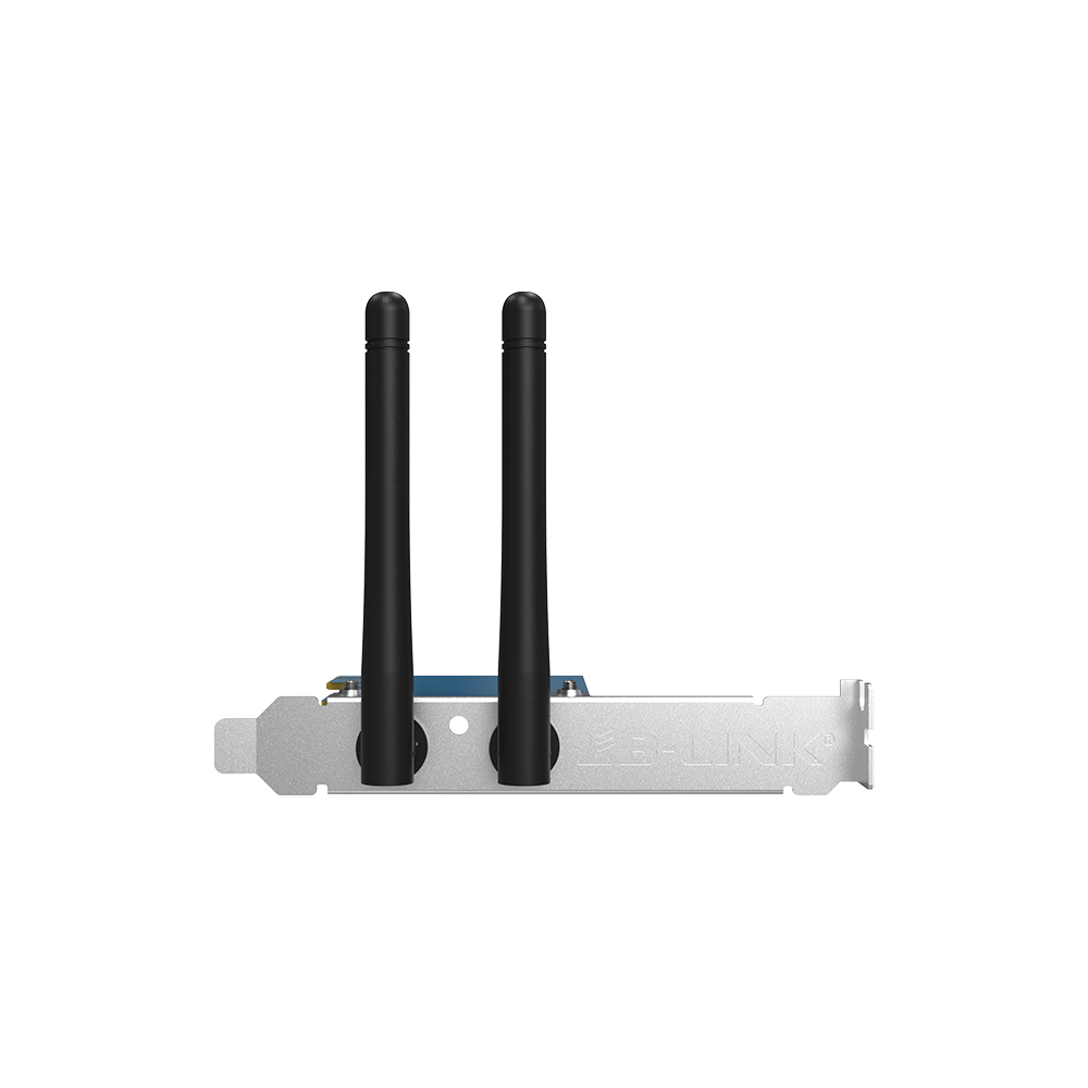 Безжичен мрежов адаптер LB-LINK BL-P650H, PCI-E, 650Mbps, 2.4/5Ghz, 2 x 6dBi, Син - 19048